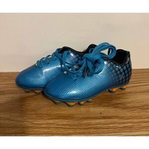 Kids Youth Blue Metallic Soccer Cleats Size 8 Orange‎ Studs Vizari